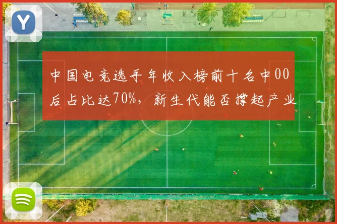 中国电竞选手年收入榜前十名中00后占比达70%,新生代能否撑起产业未来?
